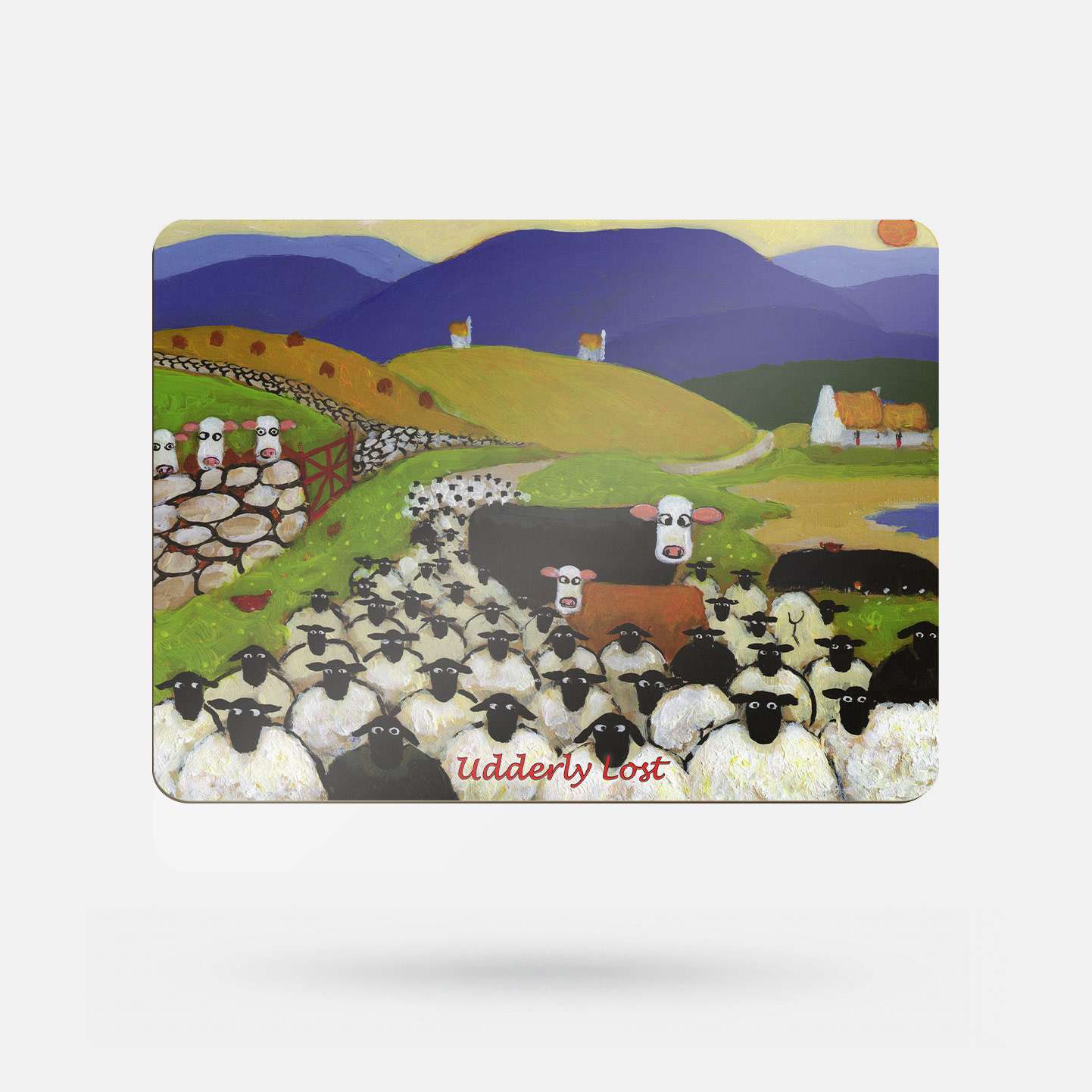 Udderly Lost by Thomas Joseph - Placemat - Spailpín