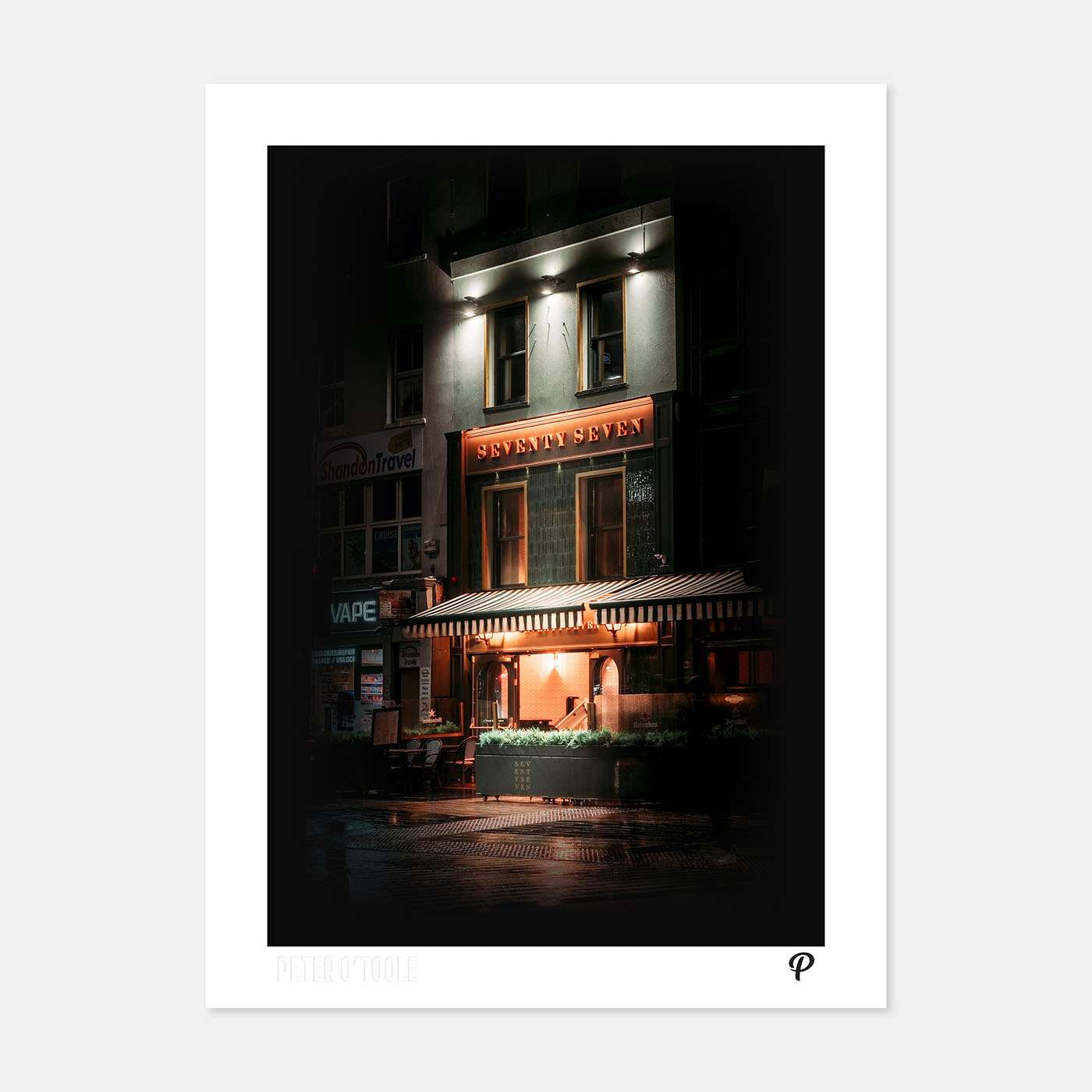 Seventy Seven Pub Print - Spailpín - A4 Print