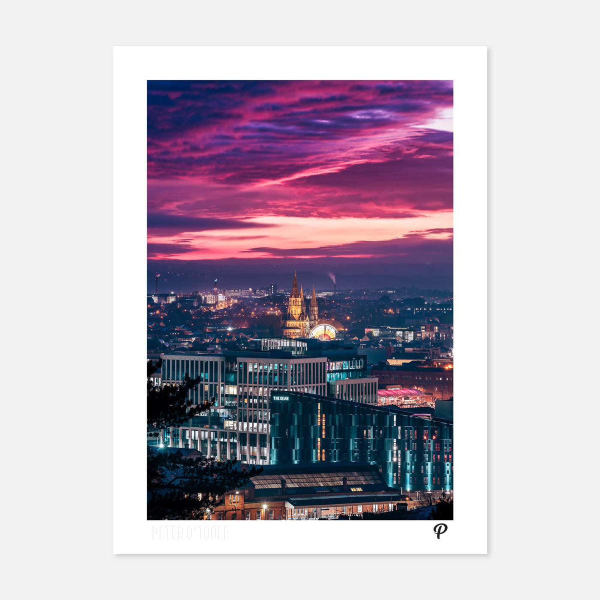 Smouldering Sunset 2021 Print (Portrait) - Spailpín - A4 Print