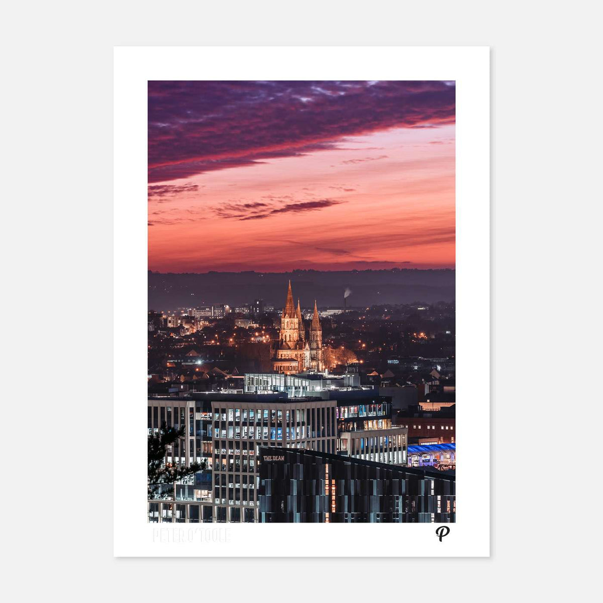 Smouldering Sunset Print 2023 - Spailpín - A4 Print