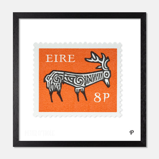 8p Éire Deer Definitive Stamp - Print