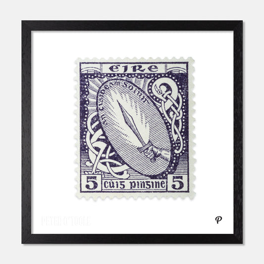5d Éire Sword of Light Definitive Stamp - Print
