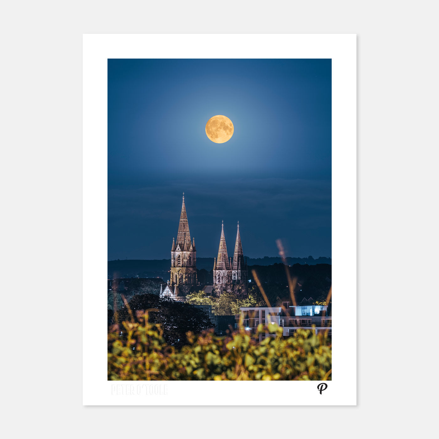 Supermoon Over St. Fin Barre's Cathedral - Prionta
