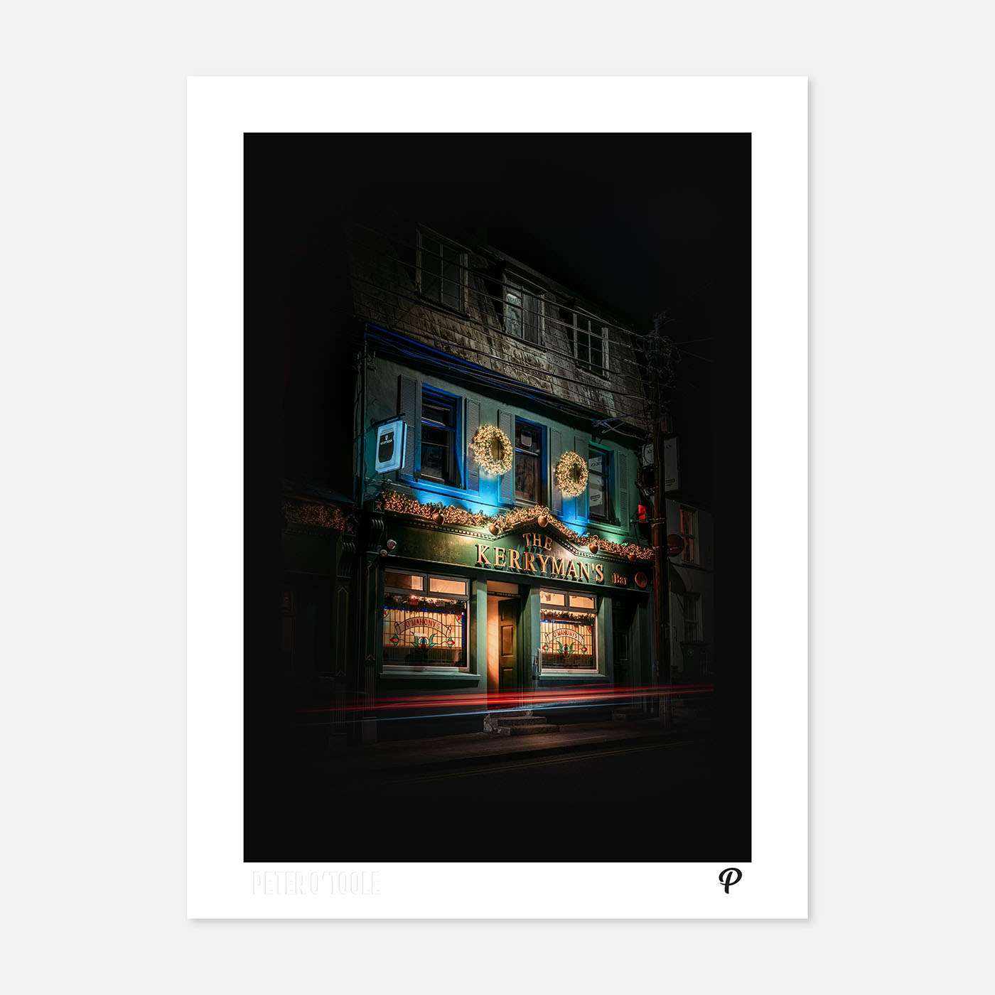 The Kerryman's Bar Pub Print - Spailpín - A4 Print