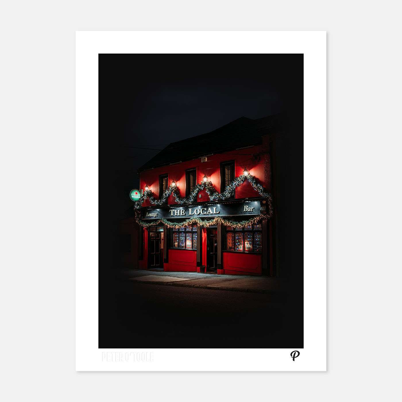The Local Bar Pub Print - Spailpín - A4 Print
