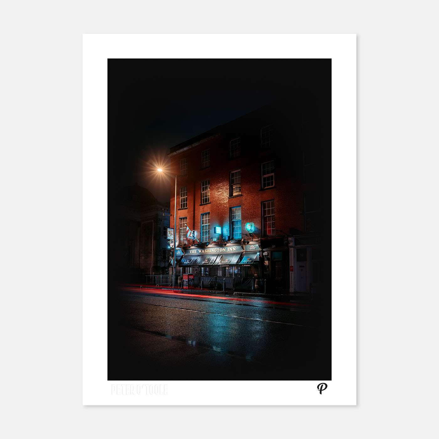 The Washington Inn Pub Print - Spailpín - A4 Print