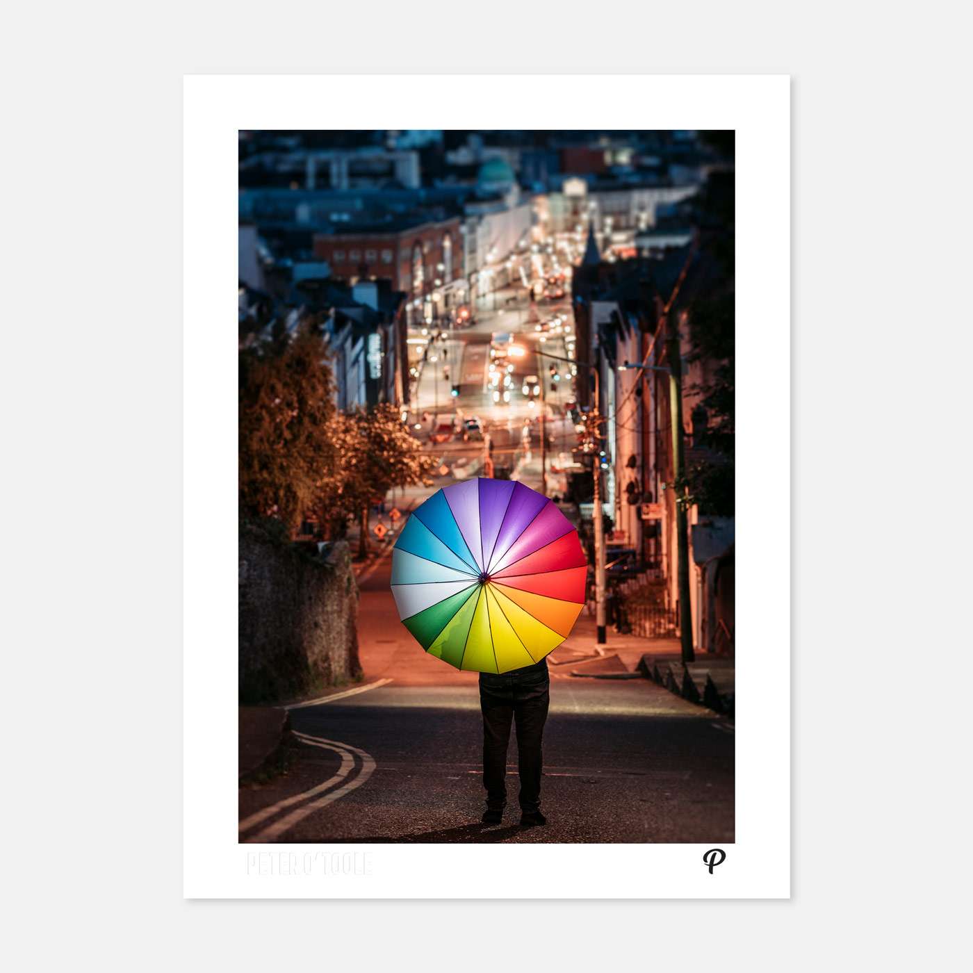True Colours of St.Patrick's Hill Print - Spailpín - A4 Print