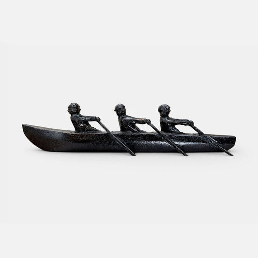 Currach Rowers by Brendan Scully - Wall Ornament - Spailpín - Medium (300mm)