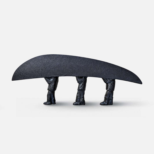 Currach Men by Brendan Scully - Wall Ornament - Spailpín - Medium (300mm)