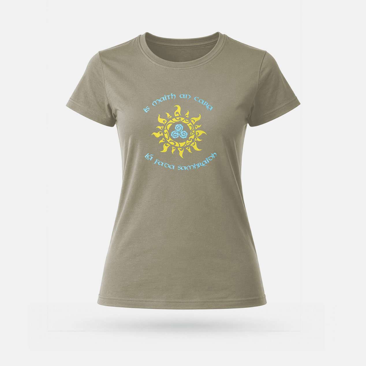 Is Maith an Cara Lá Fada Samhraidh - Womens' T-Shirt - Spailpín - Rope / S