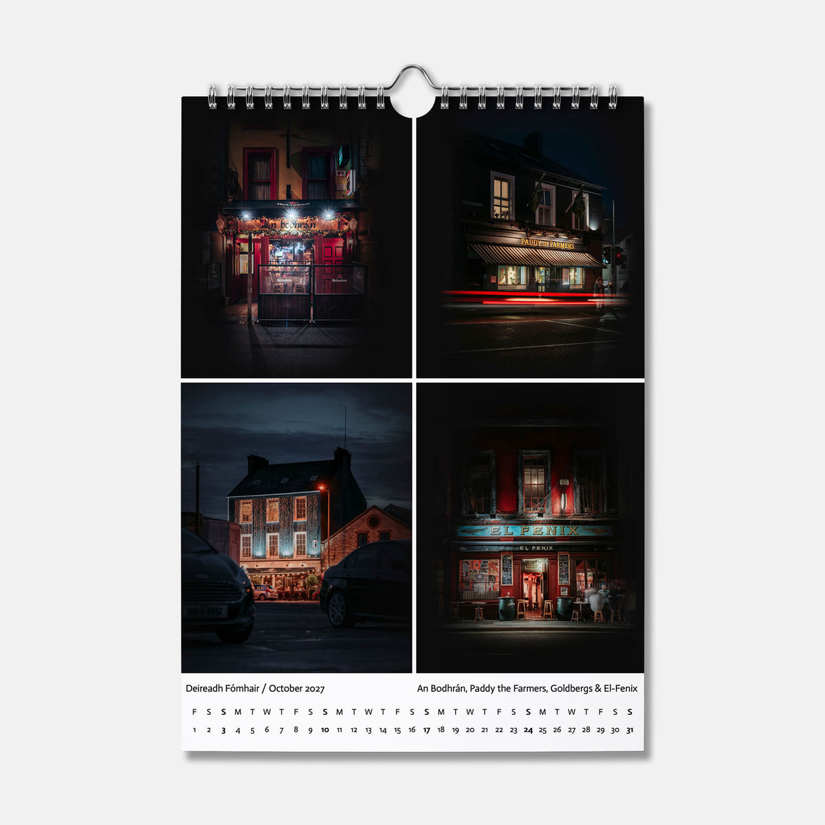 Féilire Tithe Tábhairne Chorcaí 2027 - Calendar (Pre-Order)