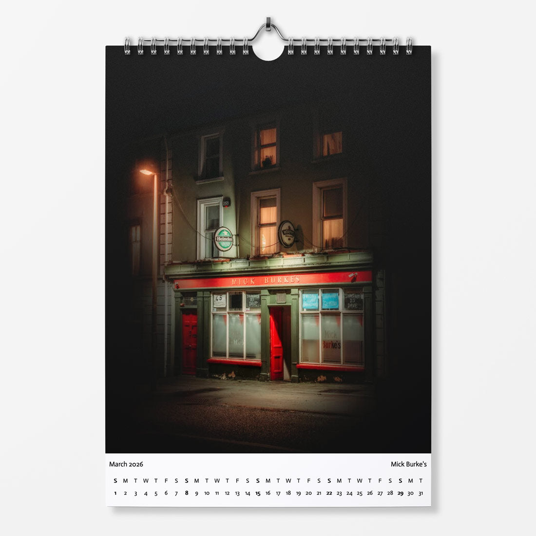 Cork Pubs 2026 Calendar