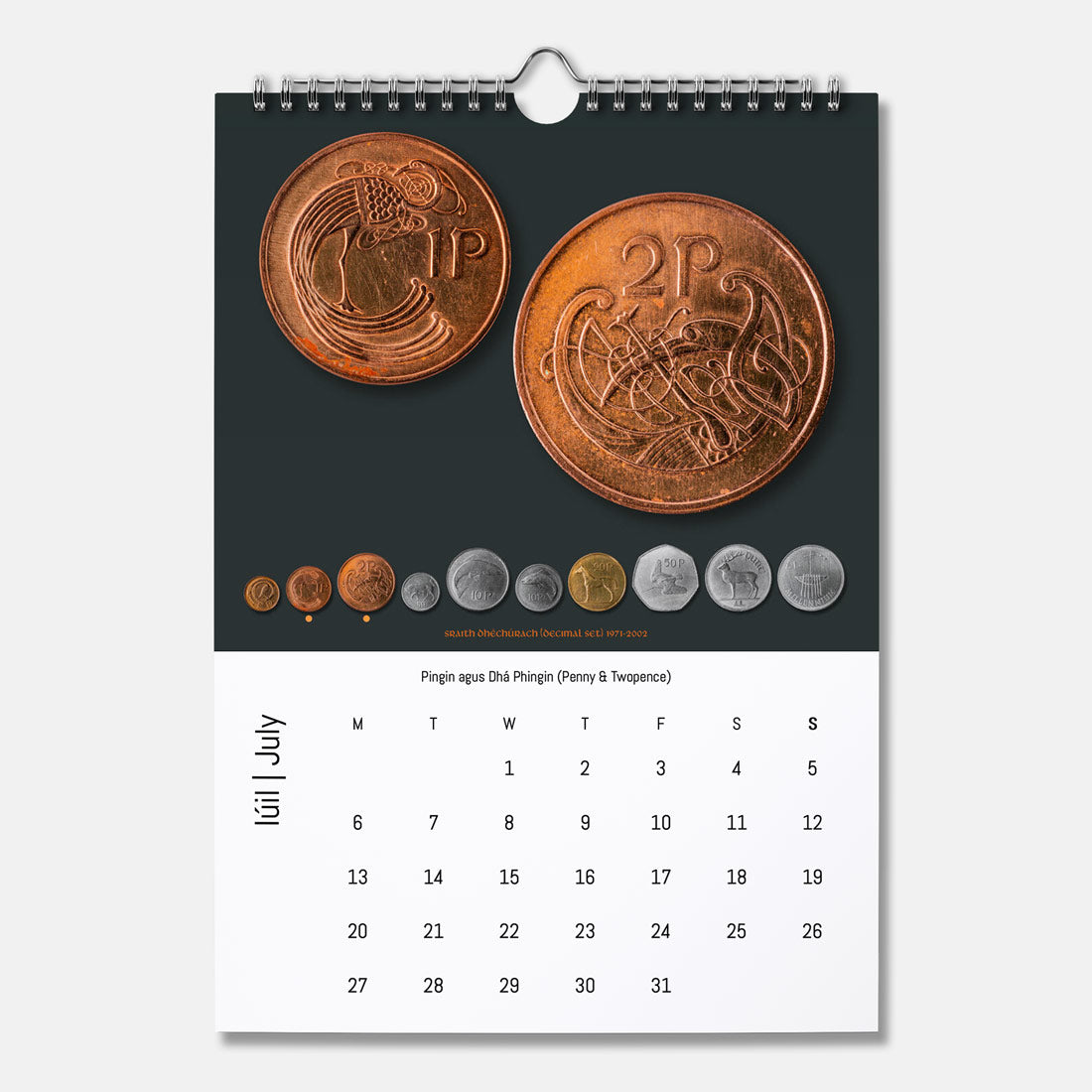 Boinn na hÉireann - Féilire 2026 (Coins of Ireland Calendar 2026)