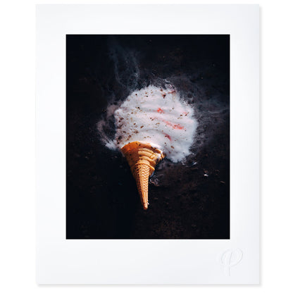Ice-Cream Splat Print