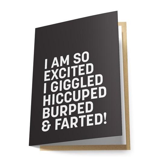 I Am So Excited I Giggled...