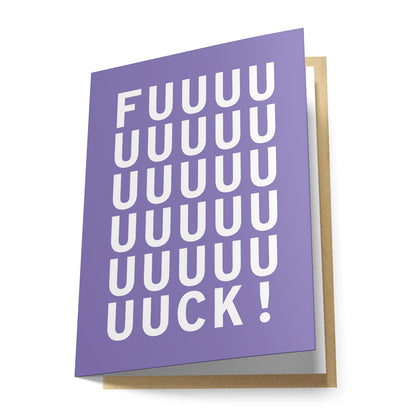 Fuuuk Greeting Card