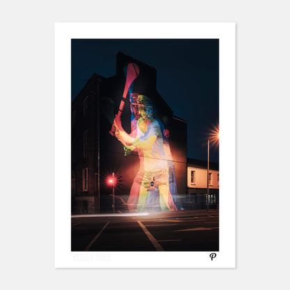 Aches Hurling Mural on Angelsea Street Print
