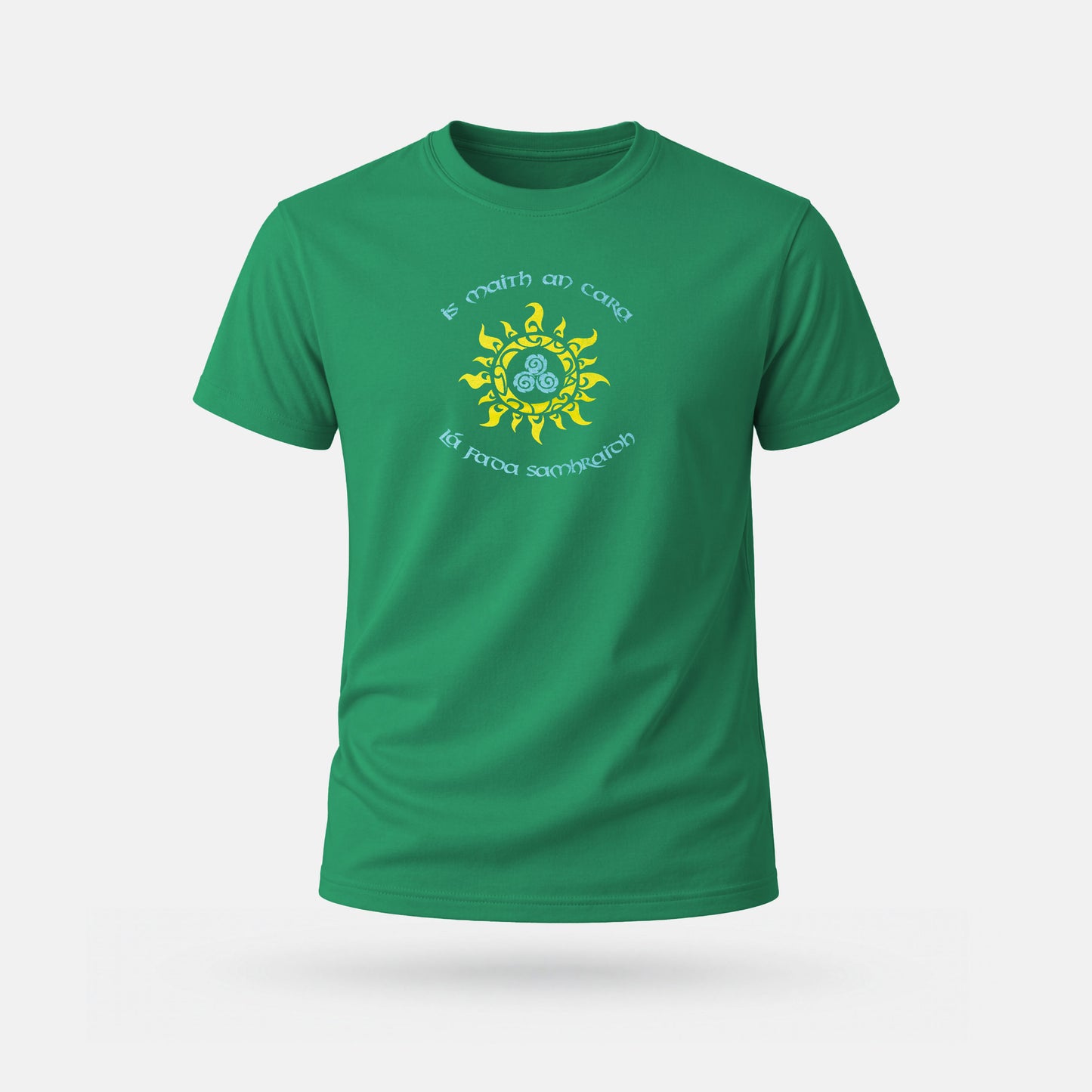 Is Maith an Cara Lá Fada Samhraidh - Adults' T-Shirt