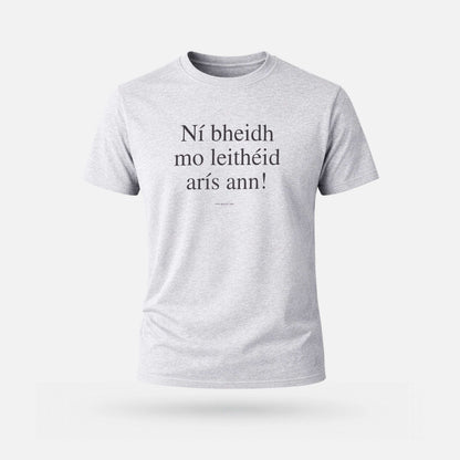 Ní Bheidh Mo Leithéid Arís Ann! - Adults' T-Shirt - Spailpín - Ash Heather / S