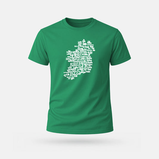 Mapa Logainmneacha - Adults' T-Shirt