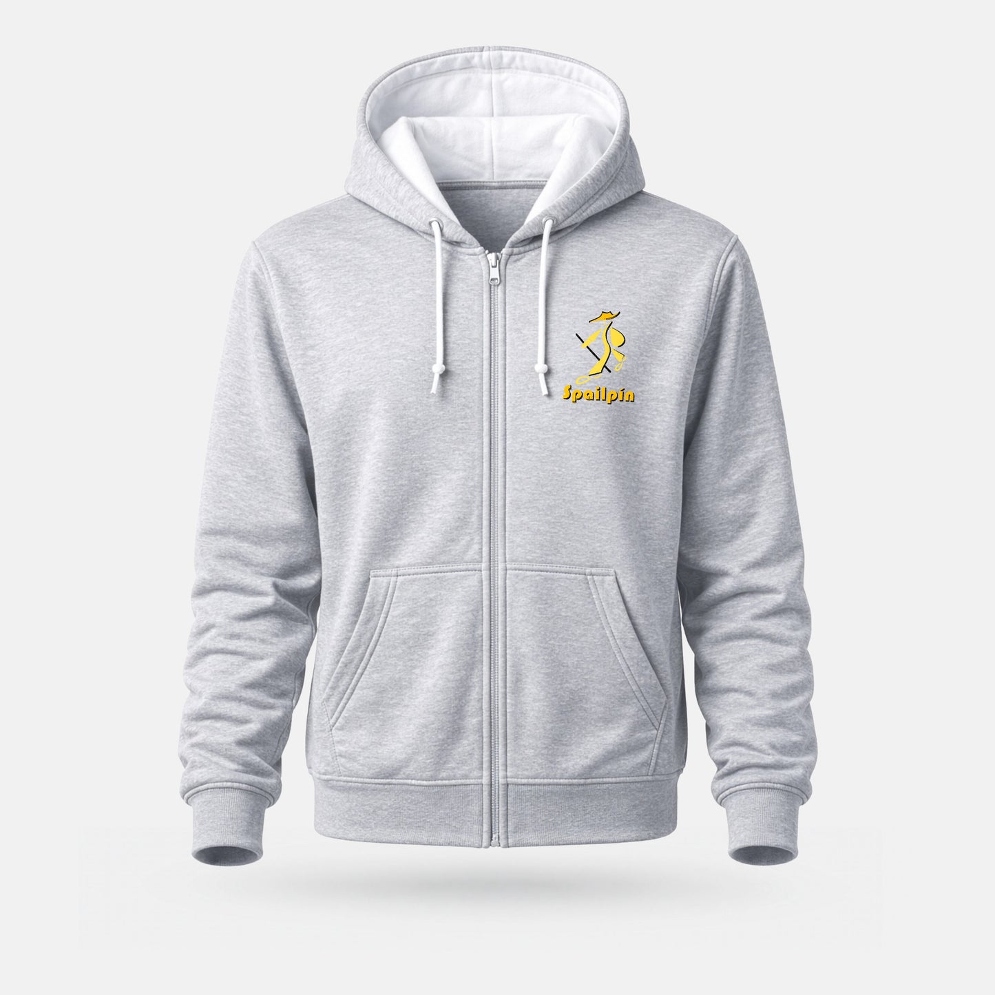 Classic Spailpín Branded - Midweight Adults' Zip-Up Hoodie