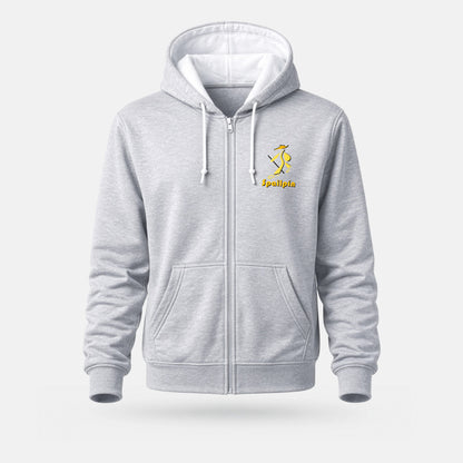 Classic Spailpín Branded - Midweight Adults' Zip-Up Hoodie