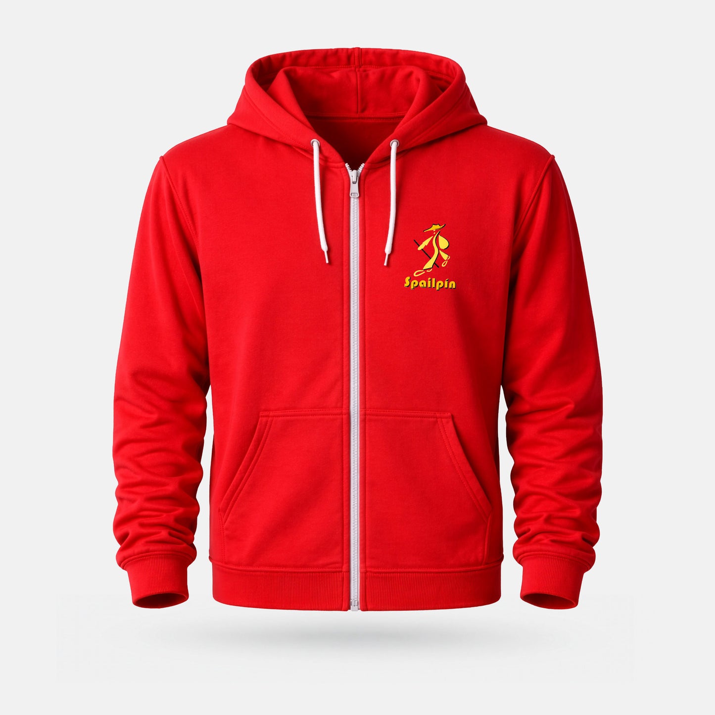 Classic Spailpín Branded - Midweight Adults' Zip-Up Hoodie