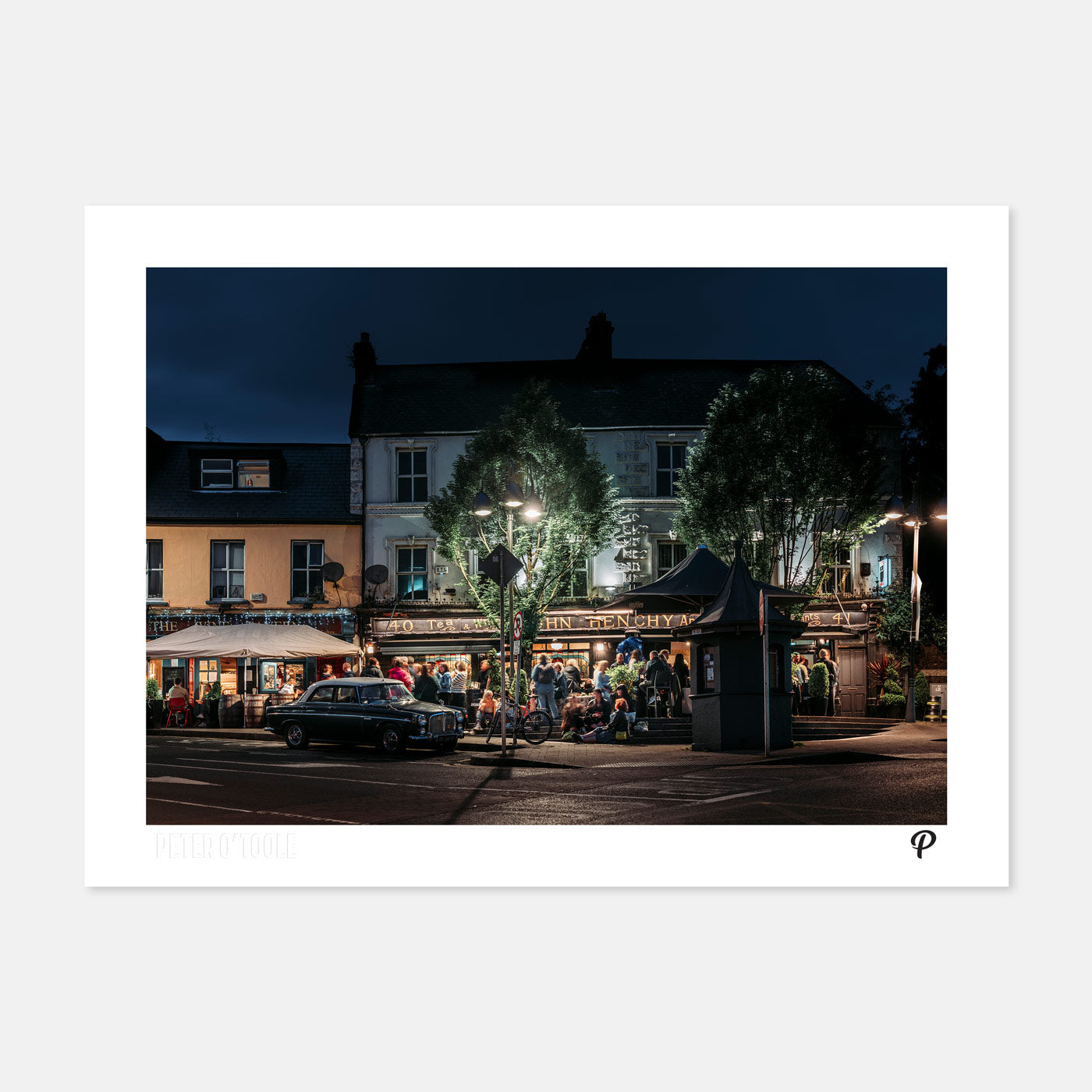 An Evening at the Cross Print