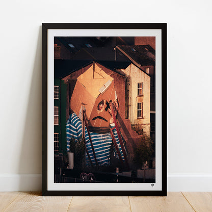 Asbestos Mural on South Main St. Print