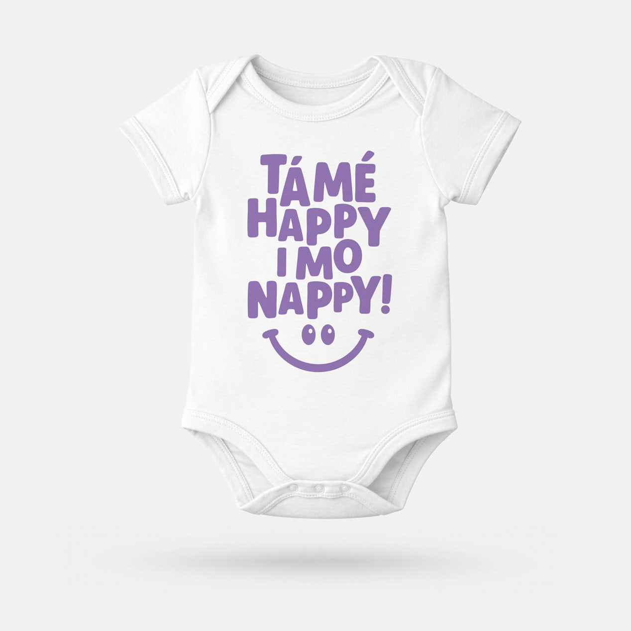 Tá Mé Happy i Mo Nappy - Baby Grow