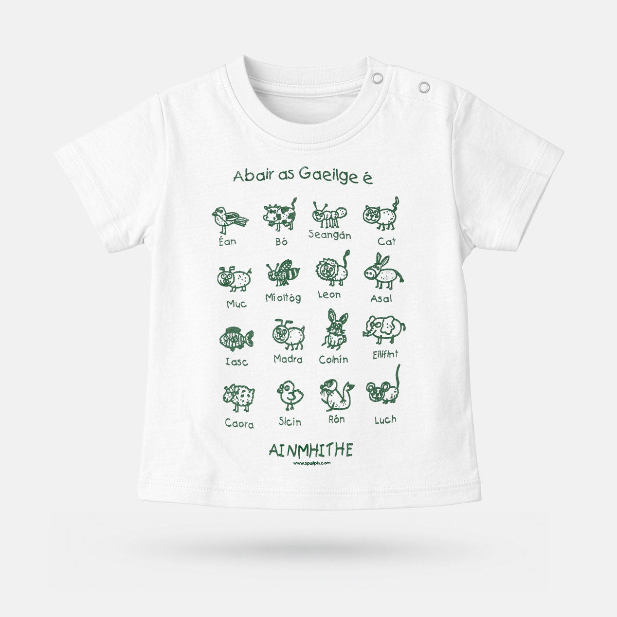 Abair as Gaeilge é, Ainmhithe - Babies’ T-Shirts