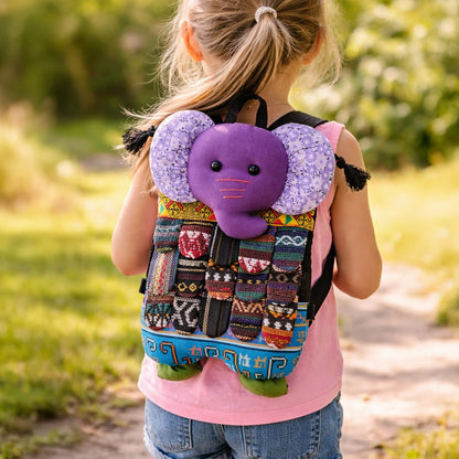 Patchwork Elepant - Backpack
