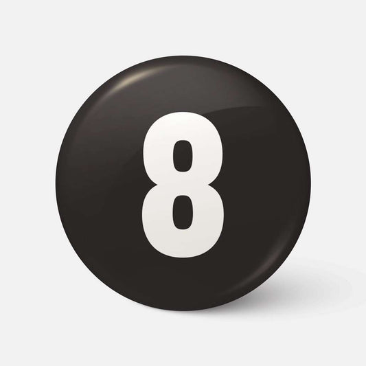 Magic 8 Ball - Badge - Spailpín