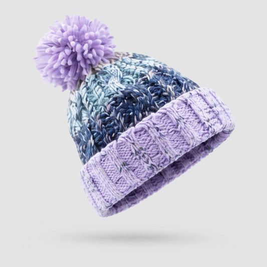 Beechfield Corkscrew 5 Pom Pom - Beanie