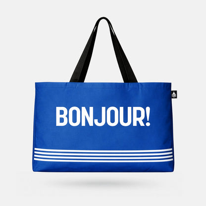 Bonjour! Oversized Tote Bag