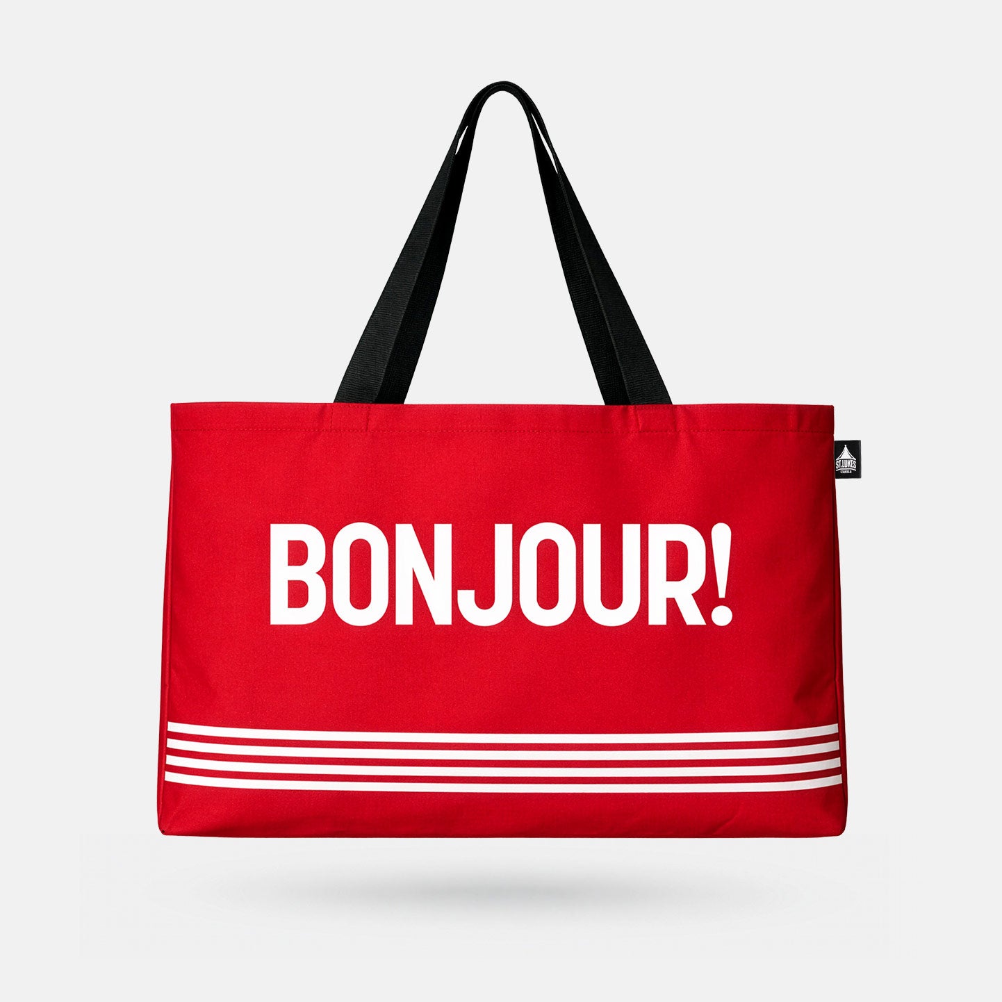 Bonjour! Oversized Tote Bag