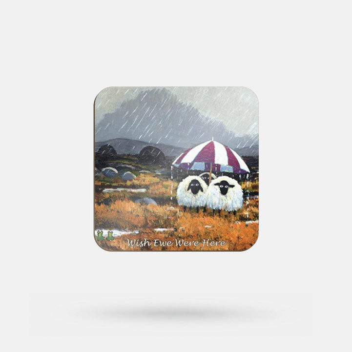 Wish Ewe Were Here - Coaster