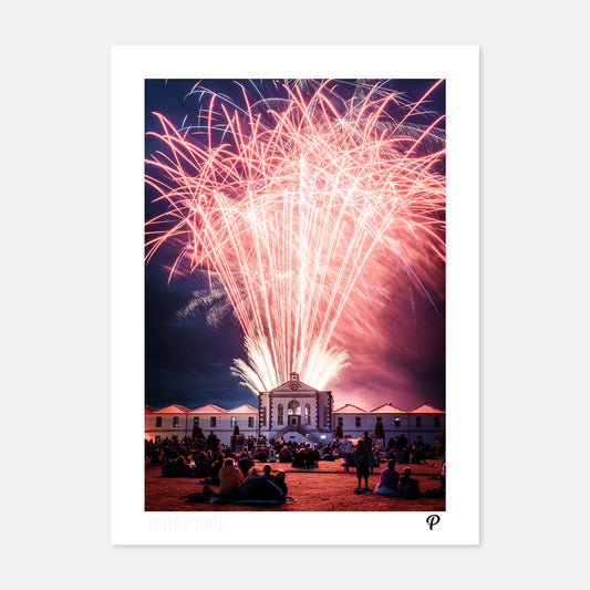 Spike Island Fireworks Print 2024