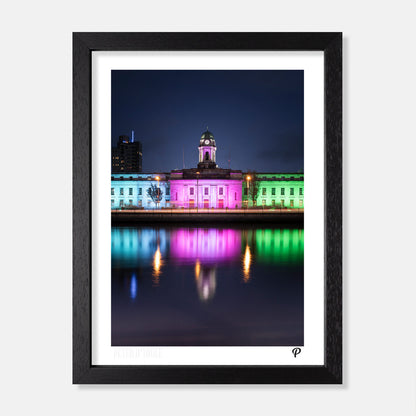 Cork City Hall for Metastatic Breast Cancer Awareness Day Print