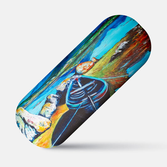 Boat Tied Up by Aoife Dowd - Glasses Case