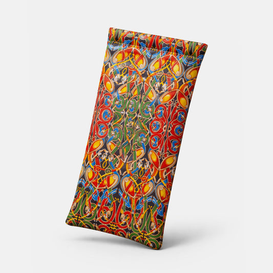 Celtic Pattern Two by Rachel Arbuckle - Glasses Pouch