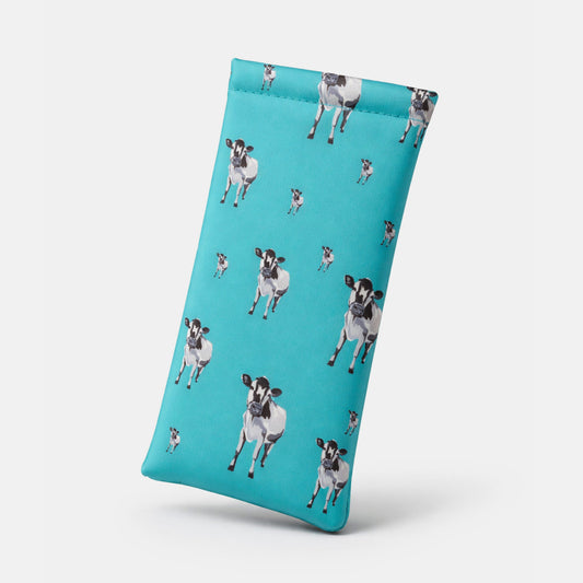 Cows by John Curran - Glasses Pouch