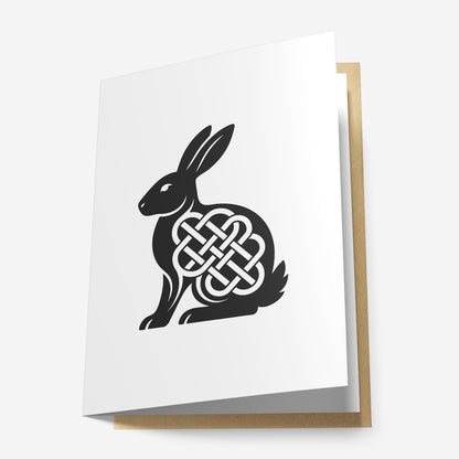 Celtic Hare Greeting Card