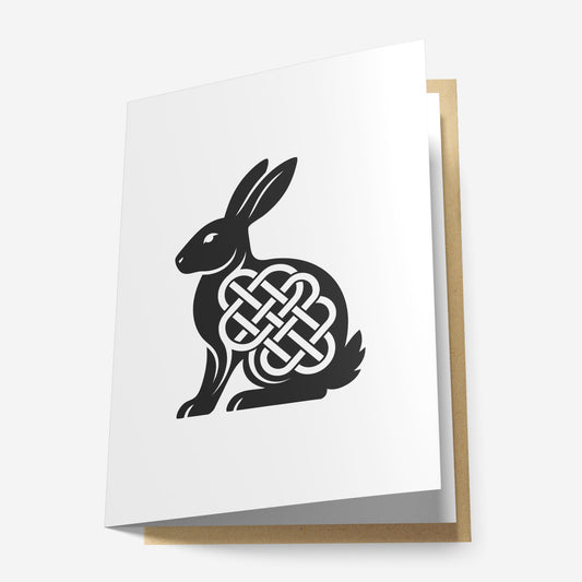 Celtic Hare Greeting Card