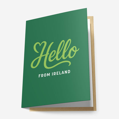 Hello From Ireland Greeting Card