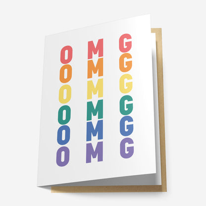OMG OMG OMG Greeting Card