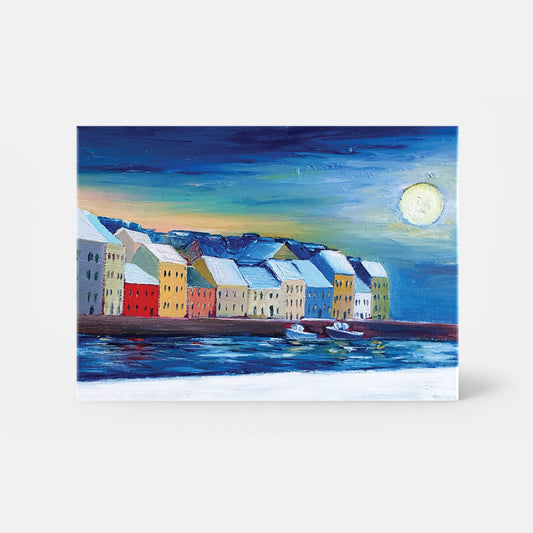Long Walk Galway City by Aoife Dowd - Magnet