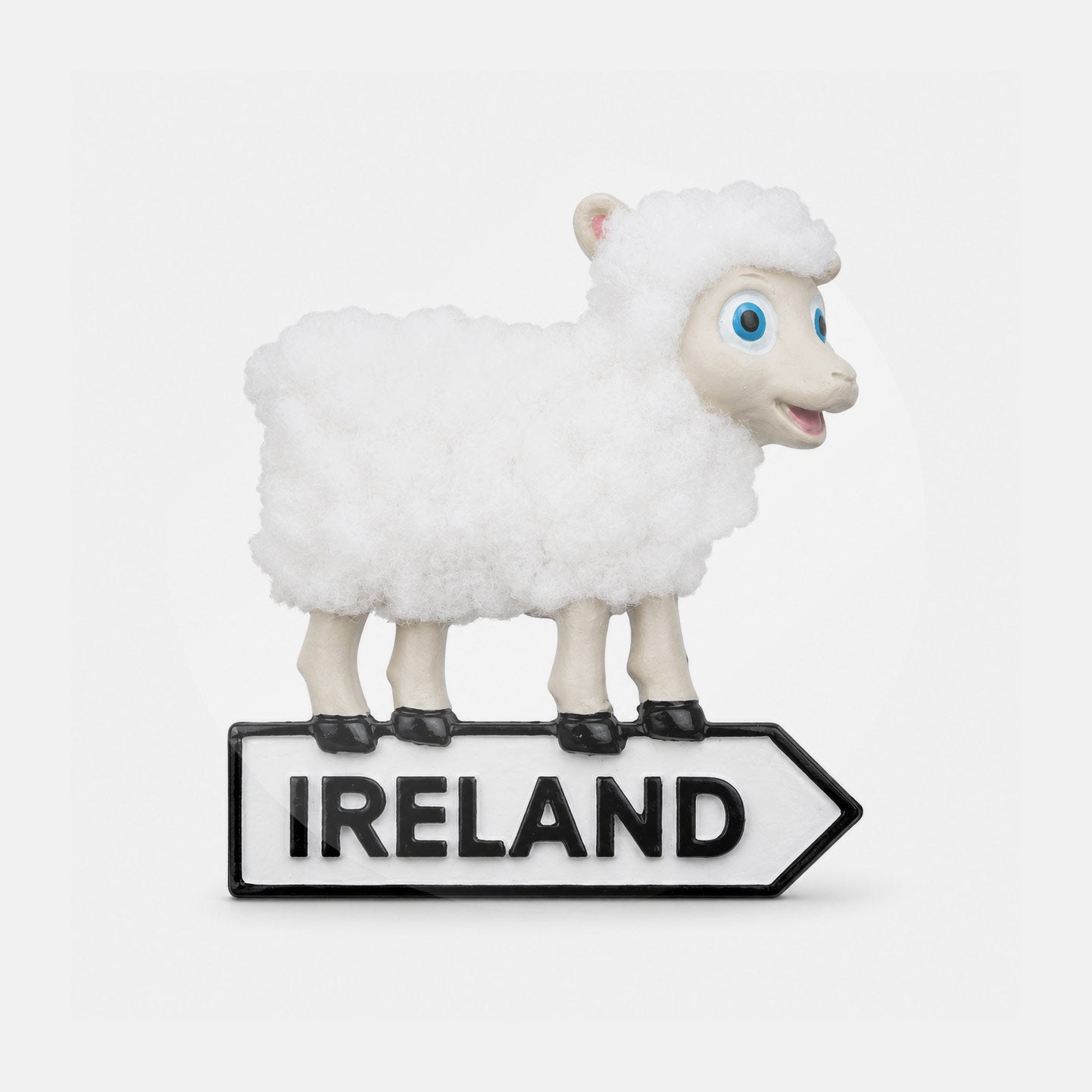 Ireland Sheep Road Sign - Magnet