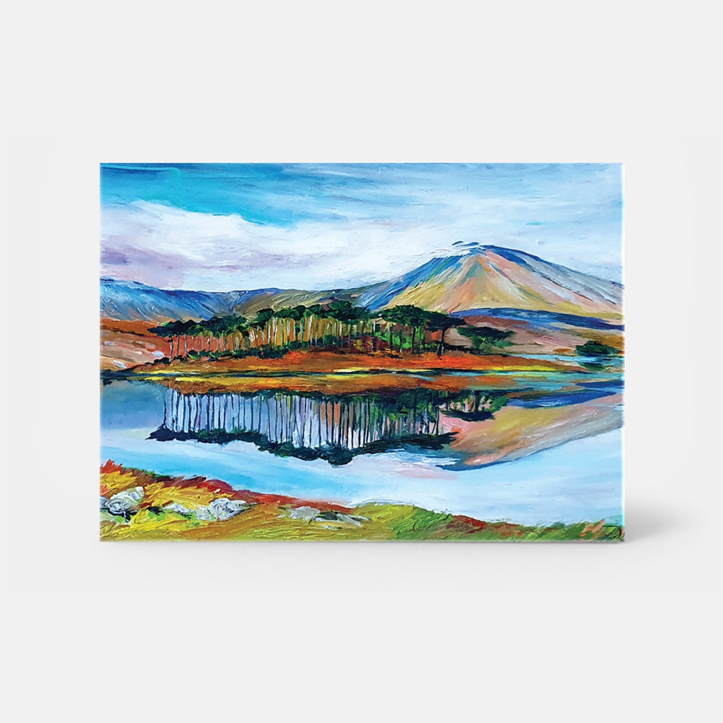 Pine Island, Derryclare Lough, Connemara by Aoife Dowd - Magnet