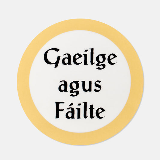 Gaeilge agus Fáilte - Sticker